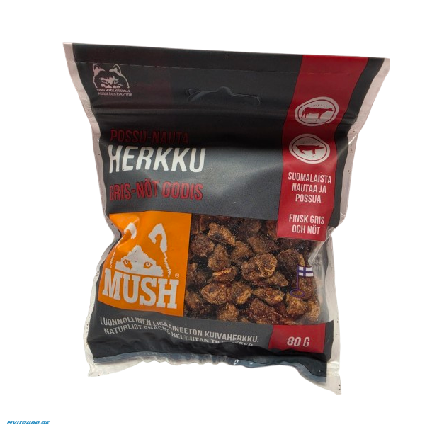 Mush Minisnack Gris &amp; Okse