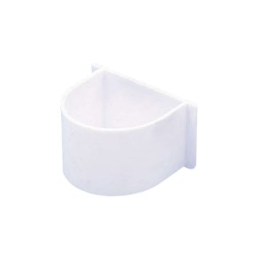 Papeg�jesk�l, hvid oval