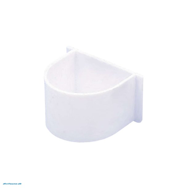 Papeg�jesk�l, hvid oval