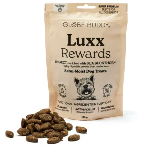 Globe Buddy Luxx Rewards | Funktionelle bl�de godbidder | Insektprotein og havtorn