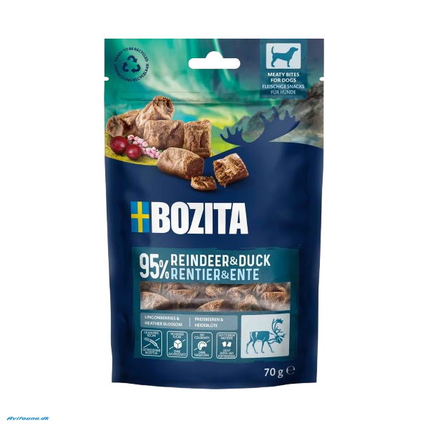 Bozita Snack Meatybites - Rensdyr &amp; And