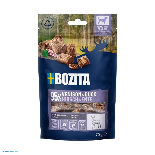Bozita Snack Meatybites - Vildt &amp; And