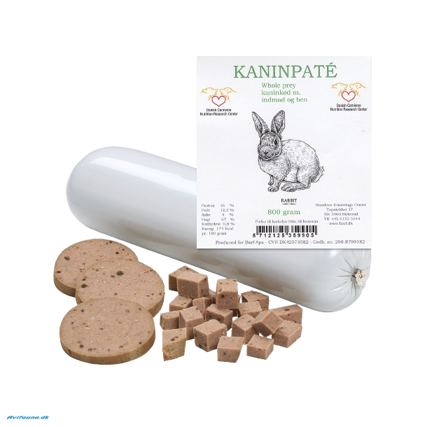 Carnitreats Kanin Pat 800g - Skrefast plse