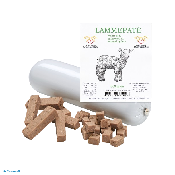 Carnitreats Lammepat 800g - Skrefast plse