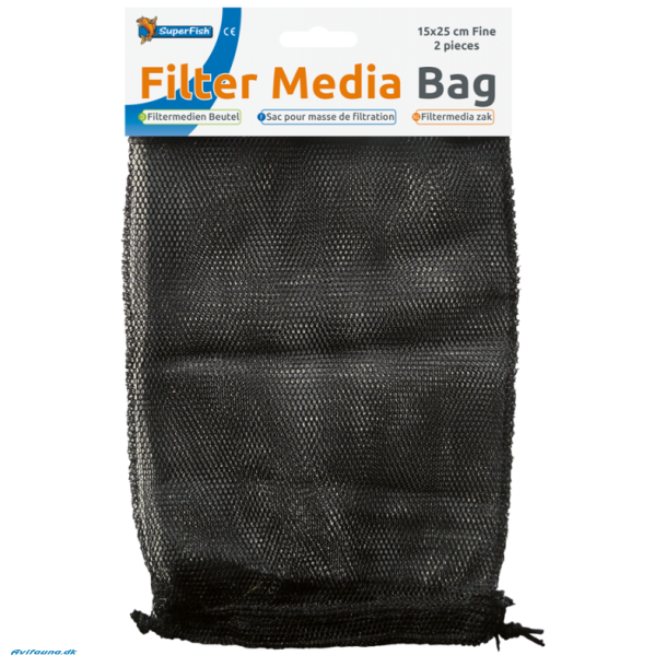 SuperFish Filter Media Bag 15x25cm 2 stk