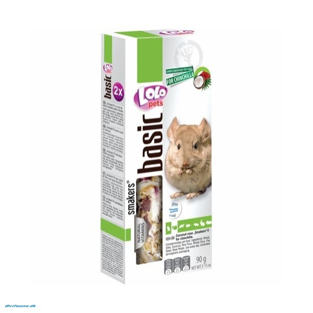 Lolo Pets Smakers Chinchilla frstnger m. Kokos