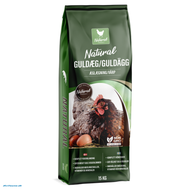 Hnsefoder - Natural Guldg 15 kg