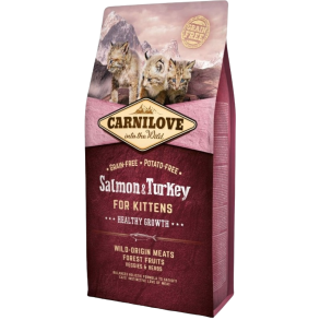 Carnilove Salmon & Turkey Healthy Grow - Kitten