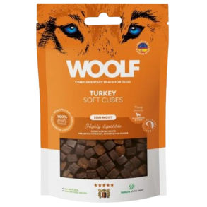 Woolf Soft cubes turkey 100g