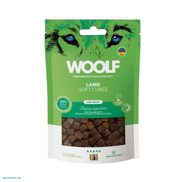 Woolf Soft cubes lamb 100g