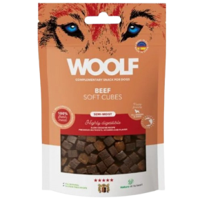 Woolf Soft cubes beef 100g