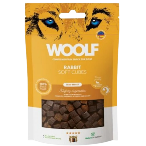 Woolf Soft cubes rabbit 100g