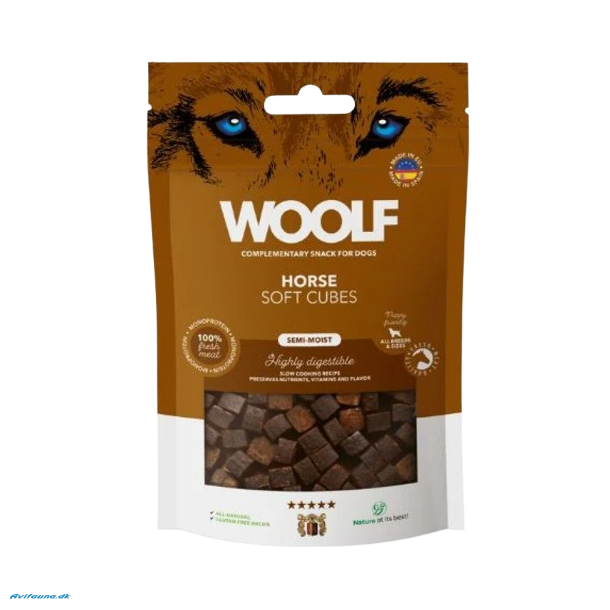 Woolf Soft cubes horse 100g