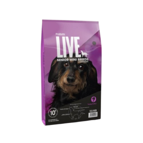ProBiotic Live Senior & Overweight Mini Kalkun & Ris