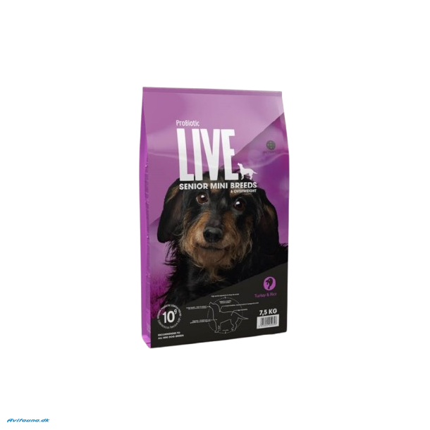 ProBiotic Live Senior &amp; Overweight Mini Kalkun &amp; Ris