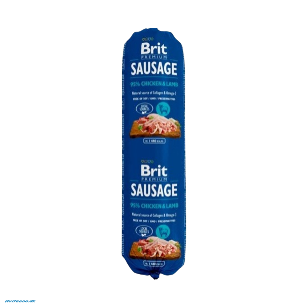 Brit Sausage Chicken &amp; Lamb 800g