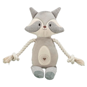 Vaskebjrn i plys med lyd