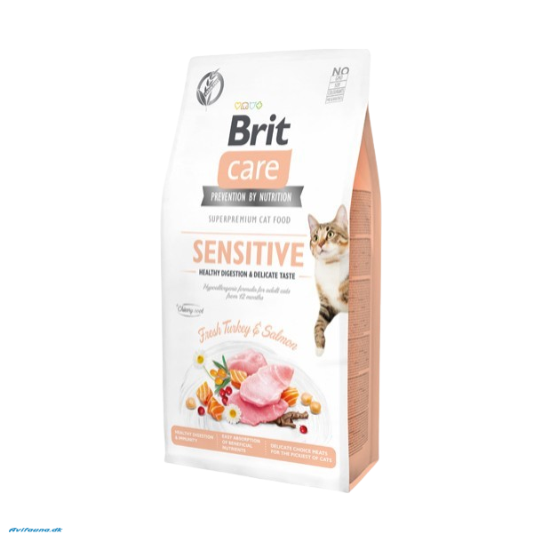 Brit Care Cat GF Sensitive Healthy Digestion &amp; Delicate taste