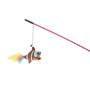 Drillepind m/stofklovnfisk 8x15cm