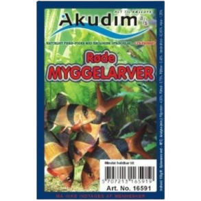 Rde Myggelarver (blisterpakning) 10 stk