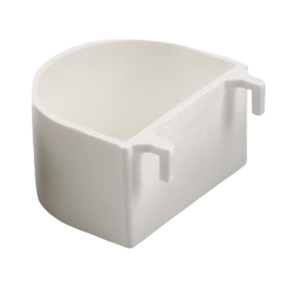 Fauna Foderskl Hvid med kroge