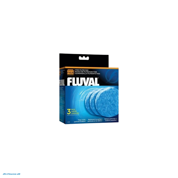 Fluval Filtermtte FX4, FX5, FX6 Fin, 3 stk