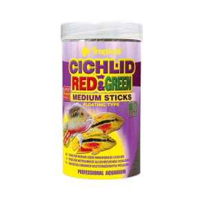 Tropical Cichlid Red & Green Medium Sticks 250ml
