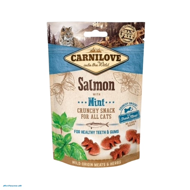 Carnilove Crunchy Salmon w/mint 50 gram