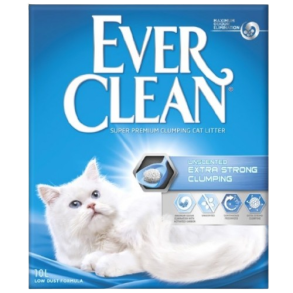 EVER CLEAN Extra Strong Unscented kattegrus 10 liter