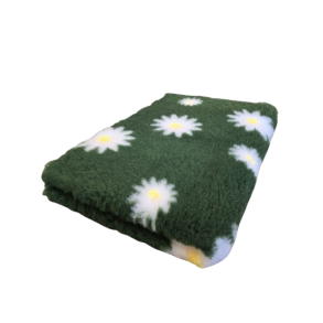 Vetbed - Grn med margurit 100 x 160 cm