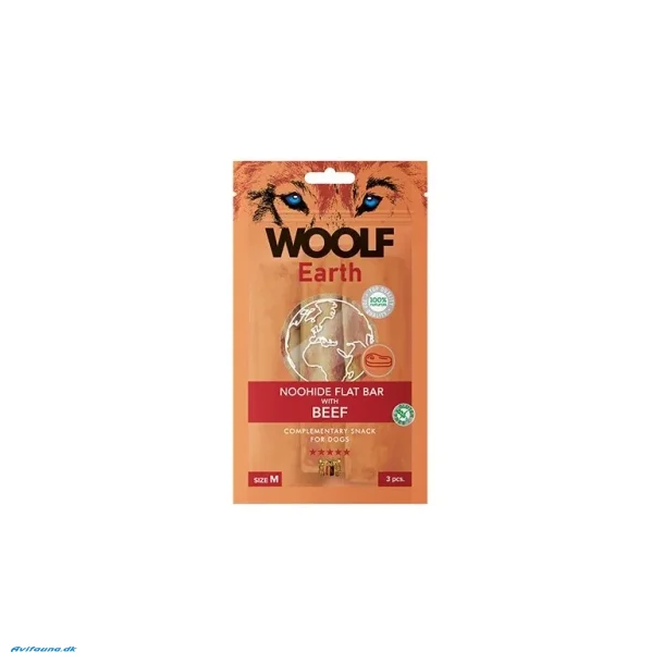 Woolf Noohide flat bar str. M (flere smagsvarianter)